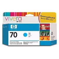 HP 70 130-ml Cyan DesignJet Ink Cartridge