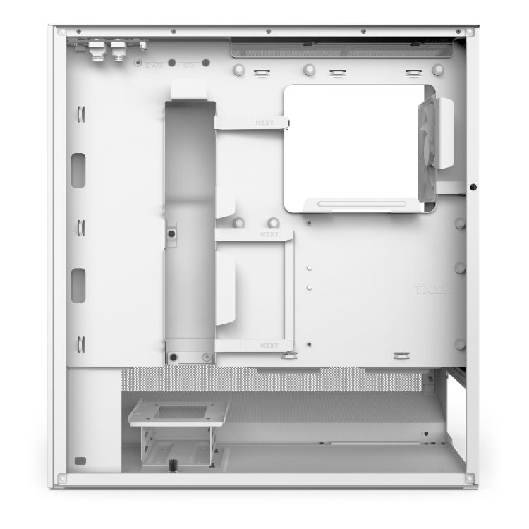 NZXT H5 Flow RGB Mid Tower Gaming PC Case White