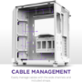 NZXT H6 Flow Mid Tower PC Case White