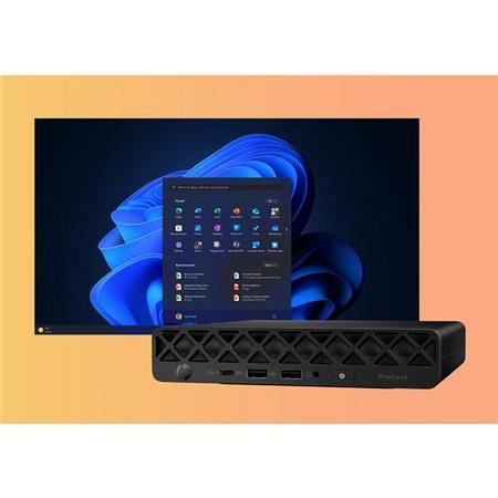 HP ProDesk 4 G1i Intel Core Ultra 5 235T 8GB RAM 256GB SSD Windows 11 Pro Mini PC