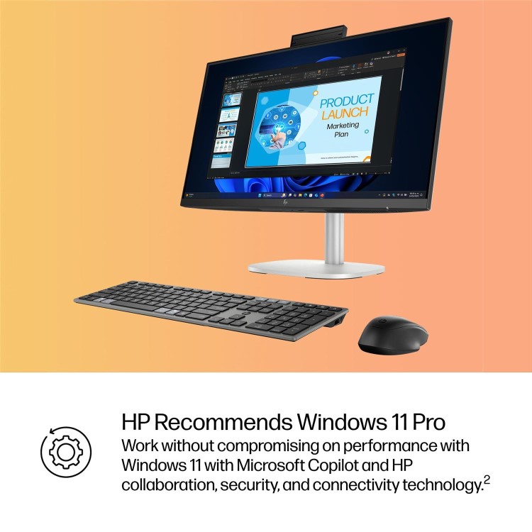 HP EliteStudio 8 Intel Core Ultra 5 235 16GB RAM 512GB SSD 23.8 Inch Windows 11 Pro Touchscreen All-in-One PC