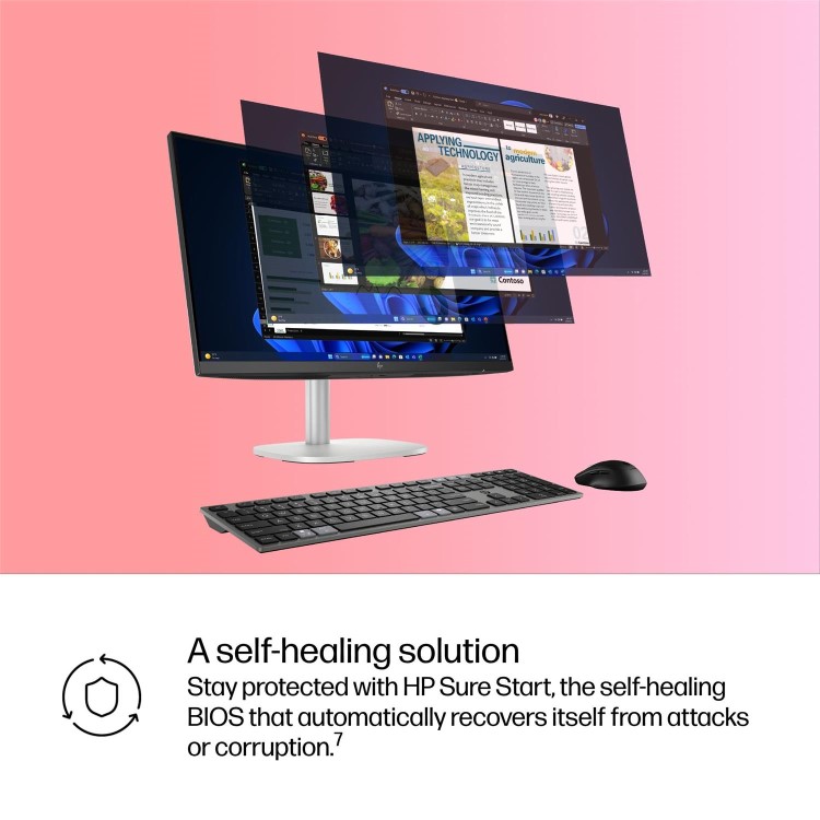 HP EliteStudio 8 Intel Core Ultra 5 235 16GB RAM 512GB SSD 23.8 Inch Windows 11 Pro Touchscreen All-in-One PC