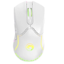 Marvo CM310-WH Wired Gaming Keyboard White with Mouse and Mat Bundle