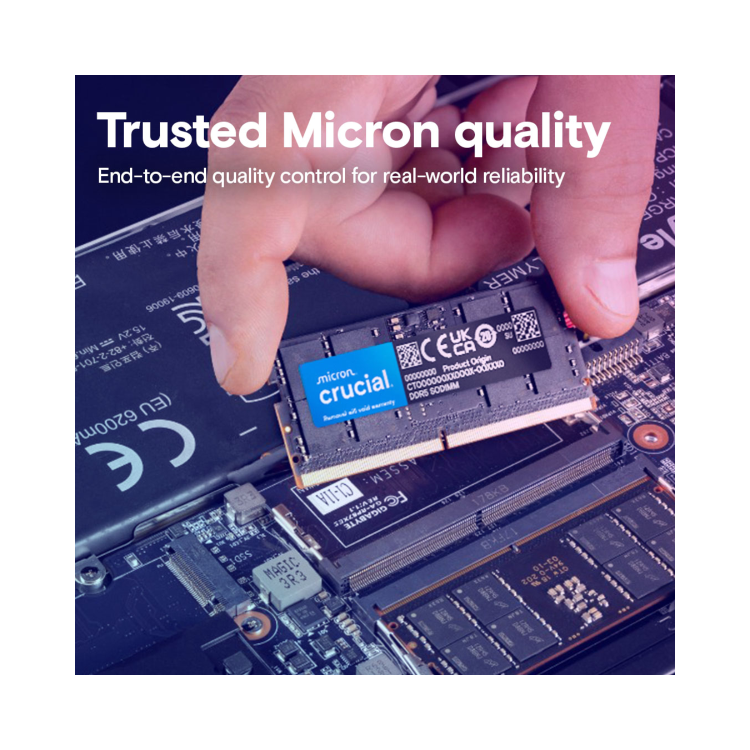 Crucial 32GB 1x32GB SO-DIMM 5600MHz DDR5 Laptop Memory
