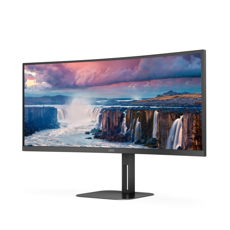AOC V5 CU34V5C 34" VA WQHD 100Hz 1ms UltraWide Curved USB-C Monitor