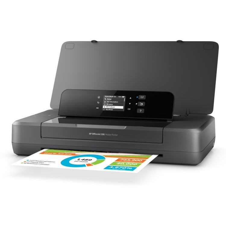 Refurbished HP Colour Officejet 200 A4 Mobile Printer