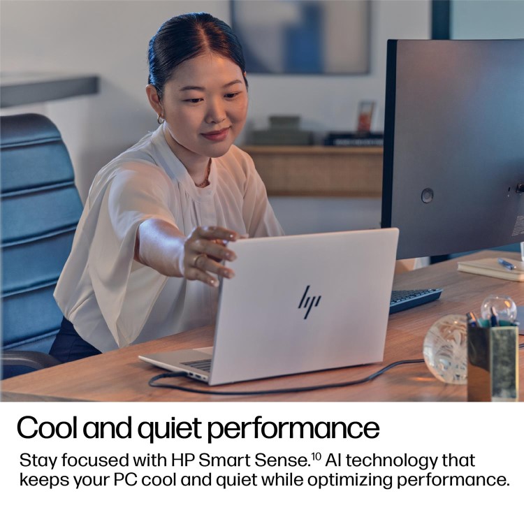 HP EliteBook 8 G1i Next Gen AI Wolf Pro Security Edition Copilot+ Intel Core Ultra 7 256V 16GB RAM 14 Inch Windows 11 Pro Laptop