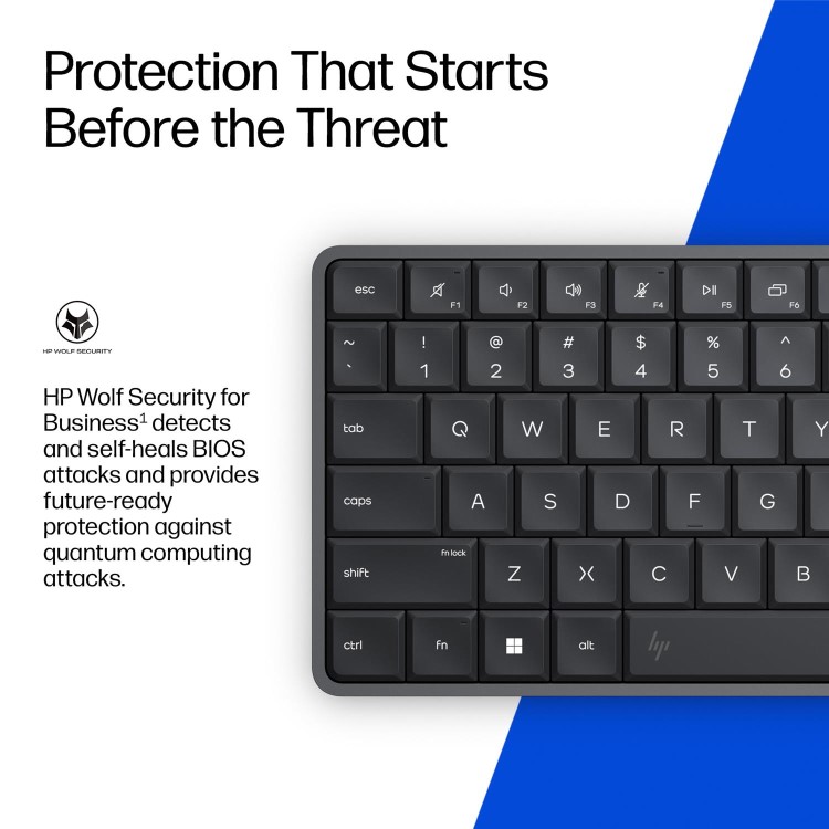 HP EliteBoard G1a Next Gen AI AMD Ryzen AI 5 PRO 340 24GB RAM 512GB SSD Windows 11 Pro Keyboard PC