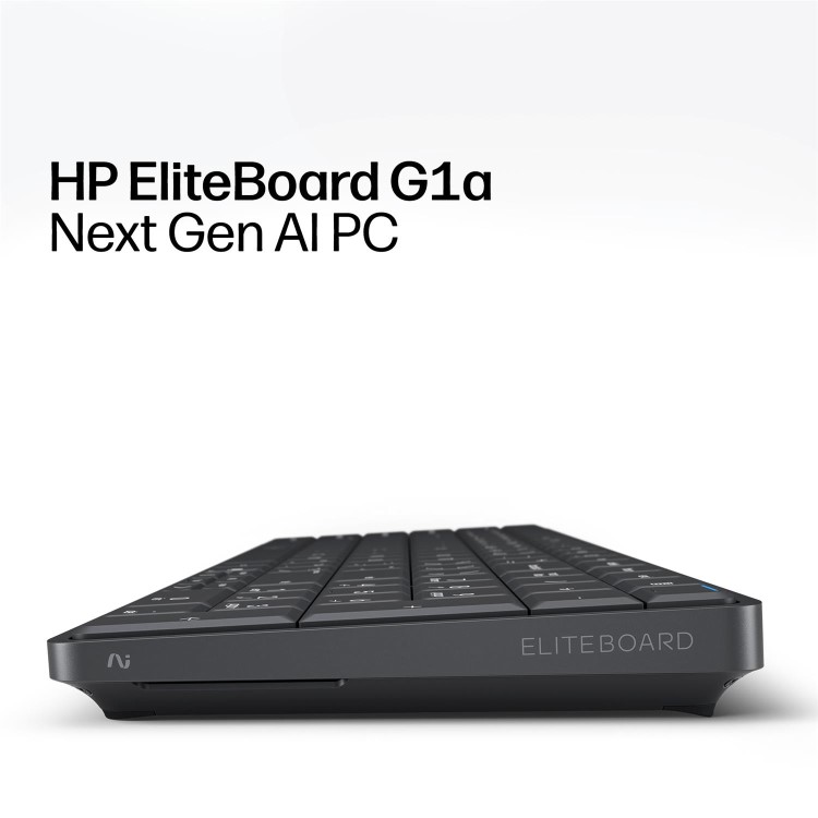 HP EliteBoard G1a Next Gen AI AMD Ryzen AI 5 PRO 340 24GB RAM 512GB SSD Windows 11 Pro Keyboard PC