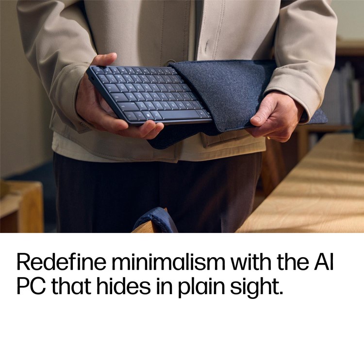 HP EliteBoard G1a Next Gen AI AMD Ryzen AI 5 PRO 340 24GB RAM 512GB SSD Windows 11 Pro Keyboard PC