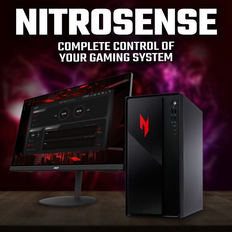 Acer Nitro N20 Intel Core i5-13420H 16GB RAM 512GB SSD RTX 5060 Windows 11 Gaming PC