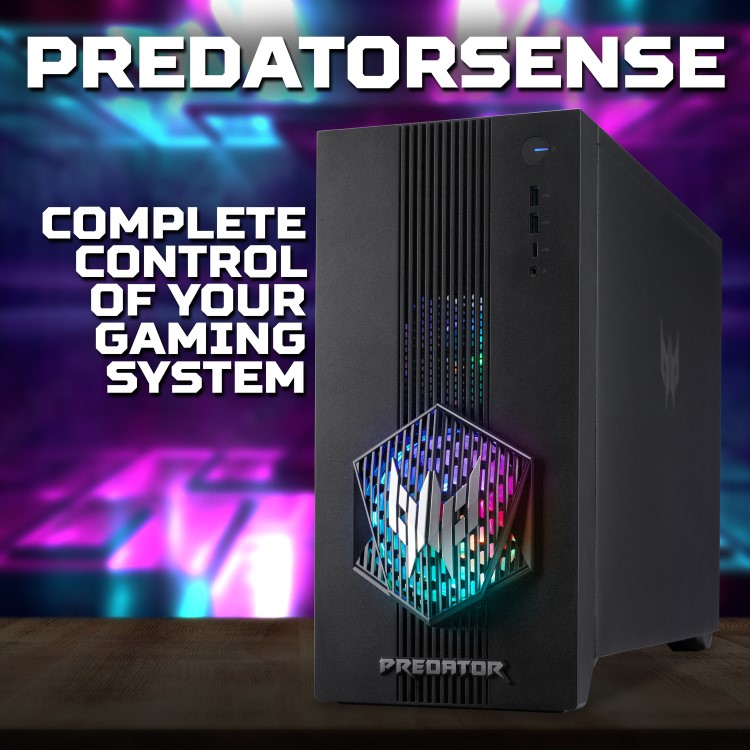 Acer Predator PO3-665 Intel Core i5 14400F 16GB RAM 512GB SSD RTX 5060 Windows 11 Gaming PC