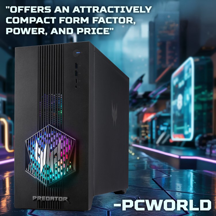 Acer Predator PO3-665 Intel Core i7-14700F 16GB RAM 512GB SSD RTX 5070 Windows 11 Gaming PC