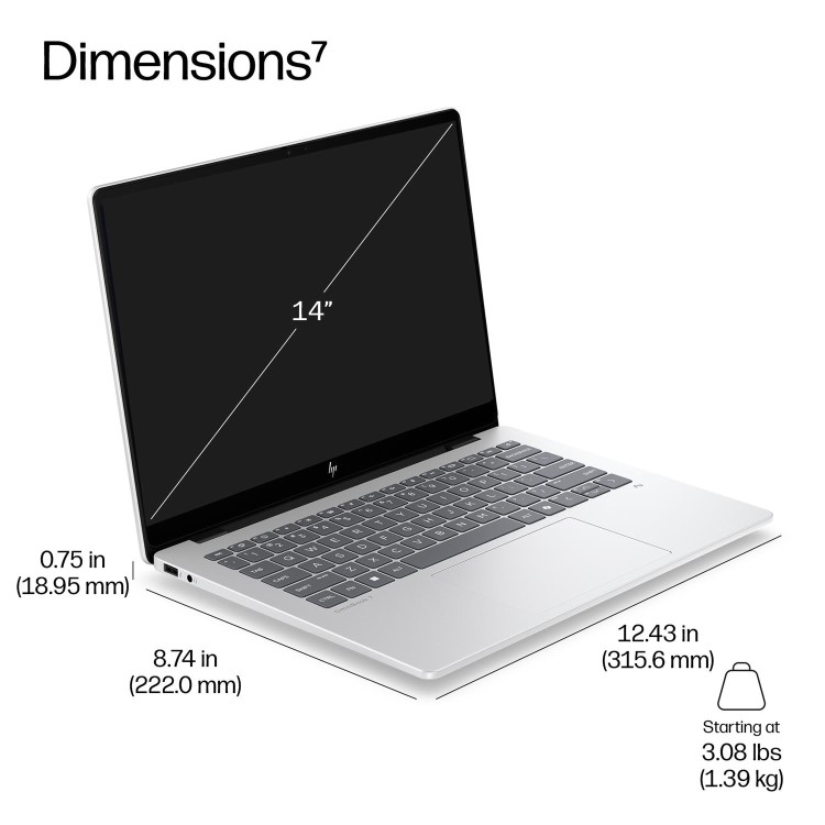 HP EliteBook 8 G2i Intel Core Ultra 5 16GB RAM 512GB SSD 14 Inch Windows 11 Pro Laptop