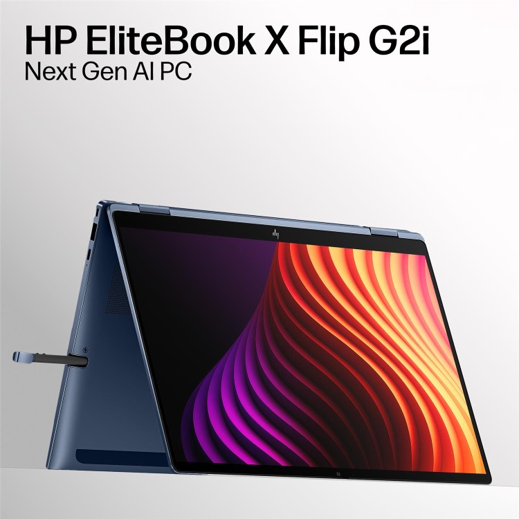 HP EliteBook X Flip G2i Intel Core Ultra 7 32GB RAM 512GB SSD 14 Inch Windows 11 Pro Touchscreen Laptop