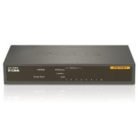 D-Link 8-Port PoE Rack-mountable Unmanaged Desktop Switch