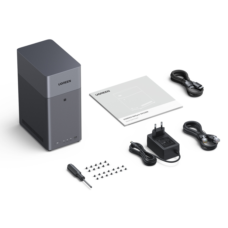 UGREEN DH2300 4GB RAM 2 BAY NAS Expansion Enclosure with HDMI Cable