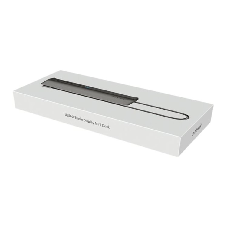 2-Power USB-C DP1.2 Triple Display Mini Docking Station