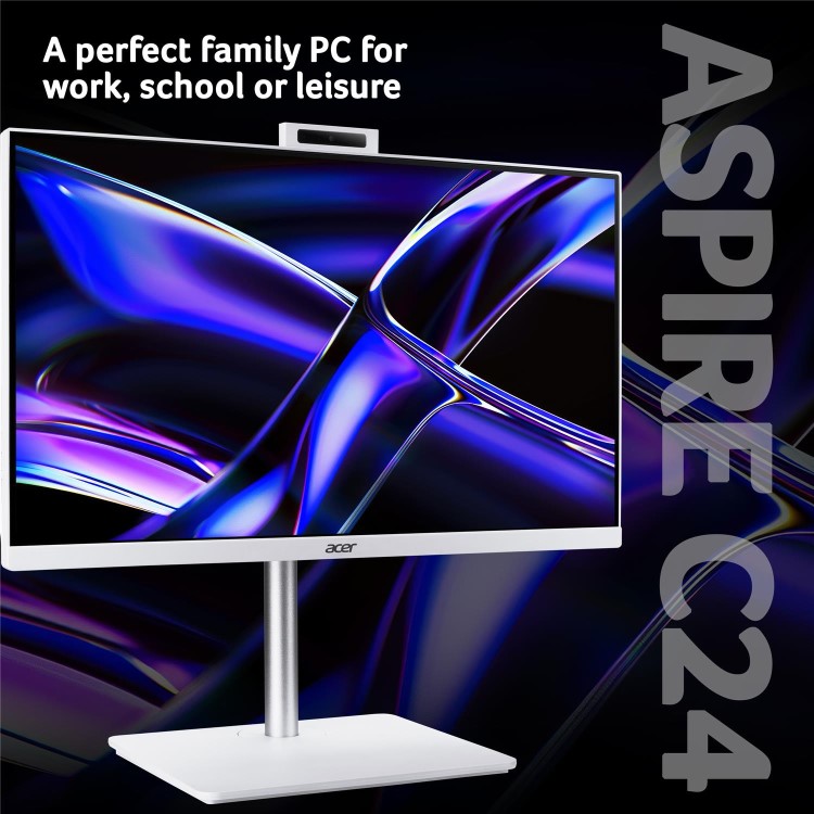 Acer Aspire C24 Intel Core 5 8GB RAM 1TB SSD 23.8 Inch Windows 11 All-in-One PC