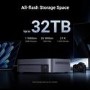 UGREEN NASync DXP480T Plus 8GB RAM SATA Desktop NAS Expansion Enclosure