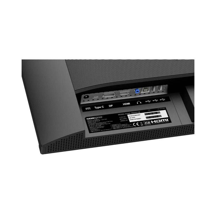 HANNspree 23.8" Hybri Paperlike TN Transflective LCD Full HD Eye-Care USB-C Height-Adjustable Monitor