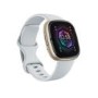 Fitbit Sense 2 Soft Gold Aluminium with Blue Mist Band Bluetooth Smartwatch