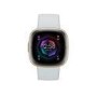 Fitbit Sense 2 Soft Gold Aluminium with Blue Mist Band Bluetooth Smartwatch
