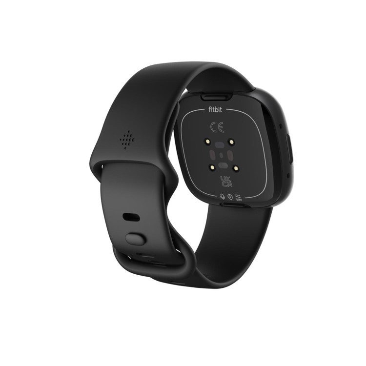 Fitbit Versa 4 Graphite Aluminium with Black Band Bluetooth Smartwatch