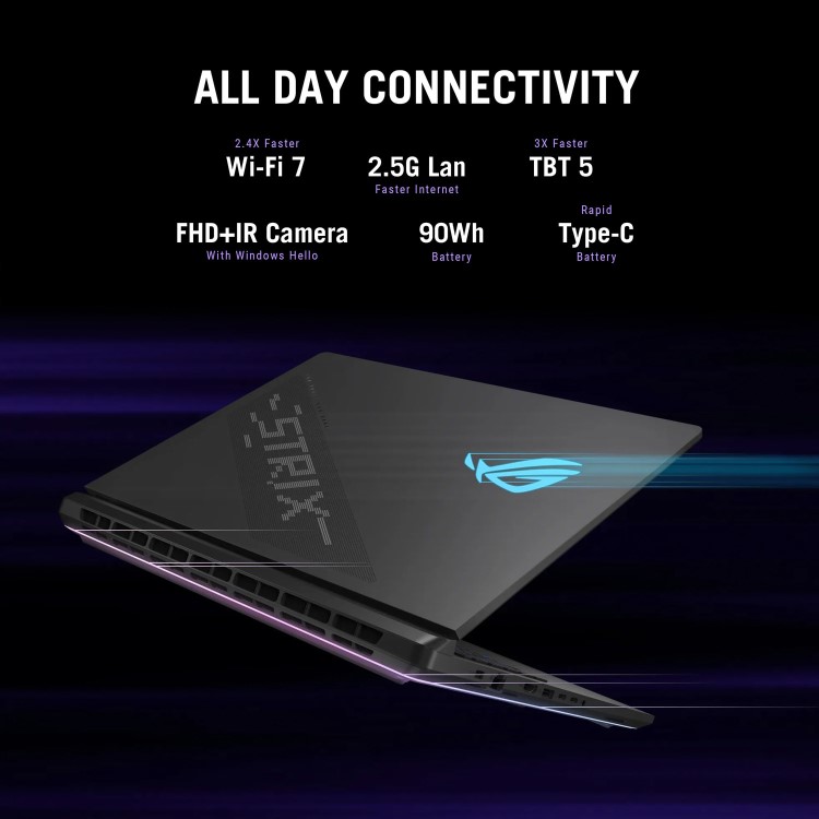 ASUS ROG Strix SCAR 18 Intel Core Ultra 9 64GB RAM 2TB SSD GeForce RTX 5090 240Hz 18 Inch Windows 11 Gaming Laptop