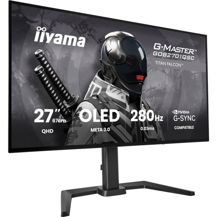 iiyama G-MASTER GOB2701QSC 27" OLED WQHD 280Hz 0.03ms Gaming Monitor
