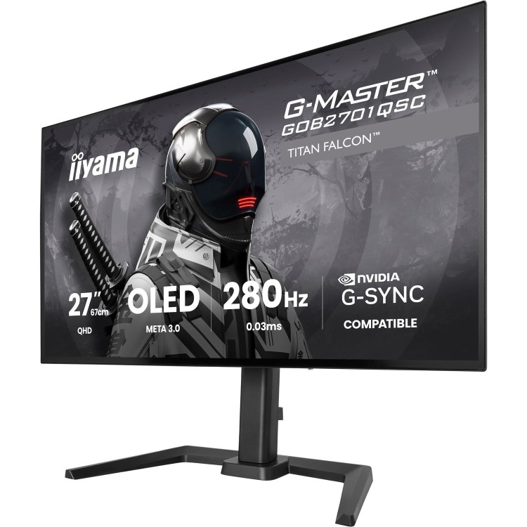 iiyama G-MASTER GOB2701QSC 27" OLED WQHD 280Hz 0.03ms Gaming Monitor