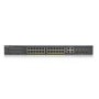 Zyxel GS1920-24HPv2 24-Port Smart Managed PoE+ Switch Bundle with NWA90AX WiFi 6 Dual-Radio PoE WAP White