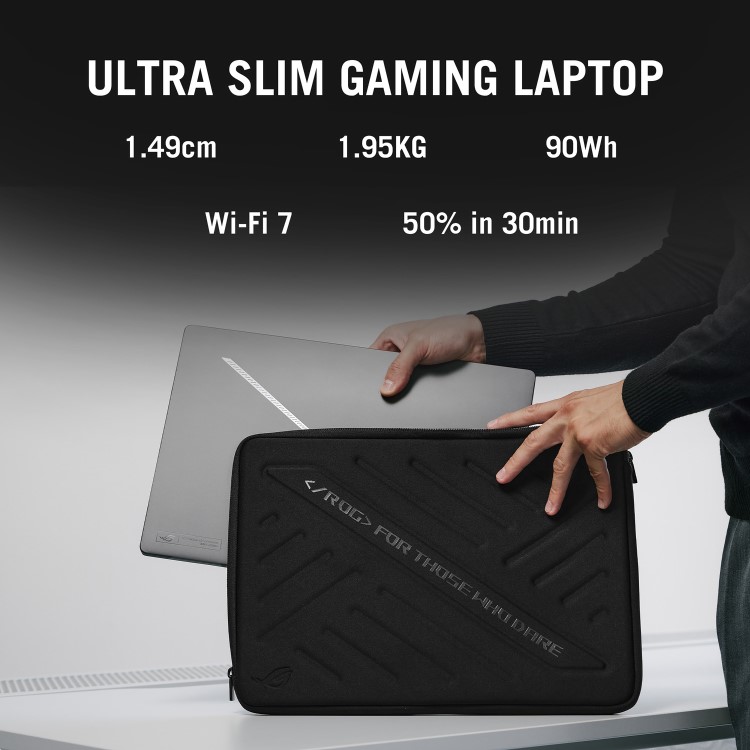 ASUS ROG Zephyrus G16 Intel Core Ultra 9 32GB RAM 2TB SSD GeForce RTX 5080 240Hz 16 Inch Windows 11 Gaming Laptop