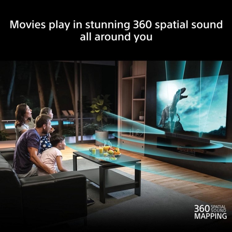 Sony HTA7100 BRAVIA Theatre Bar 7.1.2 Dolby Atmos Soundbar 8K 4K HDR eARC Bluetooth WiFi Home Cinema System