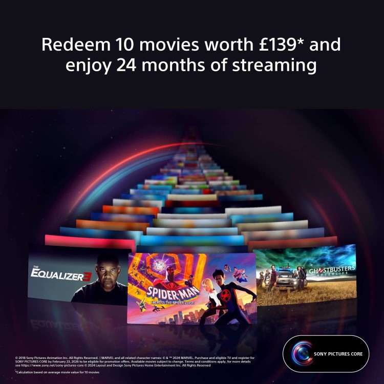 Sony K77XR80PU 77-Inch 4K OLED Smart TV  Google TV HDR & Dolby Vision