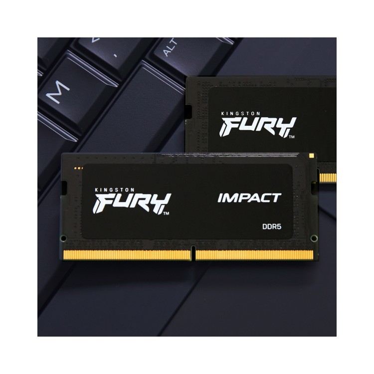 Kingston FURY Impact 32GB (2x16GB) SO-DIMM 5600MHz DDR5 Laptop Memory