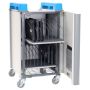 LapCabby Vertical Compact 16 Laptops or Chromebooks and Tablets up to 17? Charging Trolley