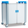 LapCabby 32 Laptops or Chromebooks up to 17" Vertical Charging Trolley