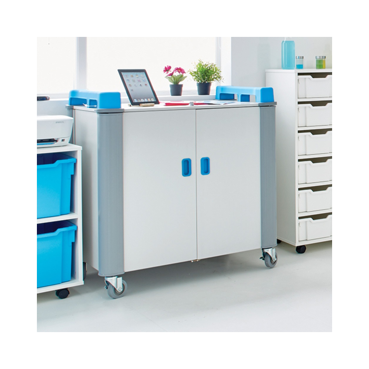 LapCabby 32 Laptops or Chromebooks up to 17" Vertical Charging Trolley