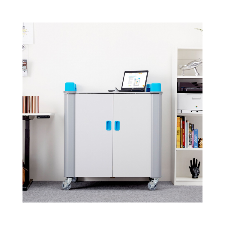LapCabby 32 Laptops or Chromebooks up to 17" Vertical Charging Trolley