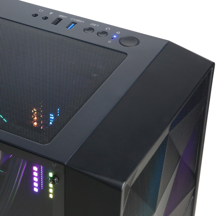 CyberPowerPC Eurus AMD Ryzen 5 5600G 8GB RAM 500GB M.2 NVMe SSD + 23.8 Inch 100Hz 1ms Gaming Monitor