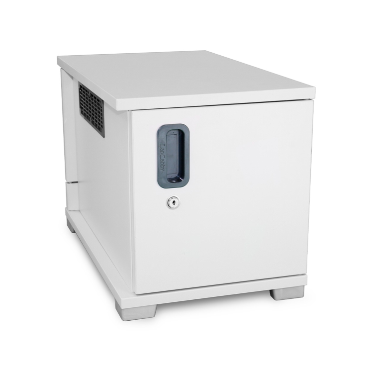 LapCabby Lyte Single Door 10 USB-C Devices up to 11" Horizontal 30W Charging Cabinet