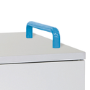 LapCabby Lyte Single Door 10 Laptops or Chromebooks and Tablets up to 15.6" Horizontal Charging Trolley