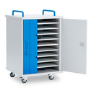 LapCabby Lyte Single Door 10 Laptops or Chromebooks and Tablets up to 15.6" Horizontal Charging Trolley