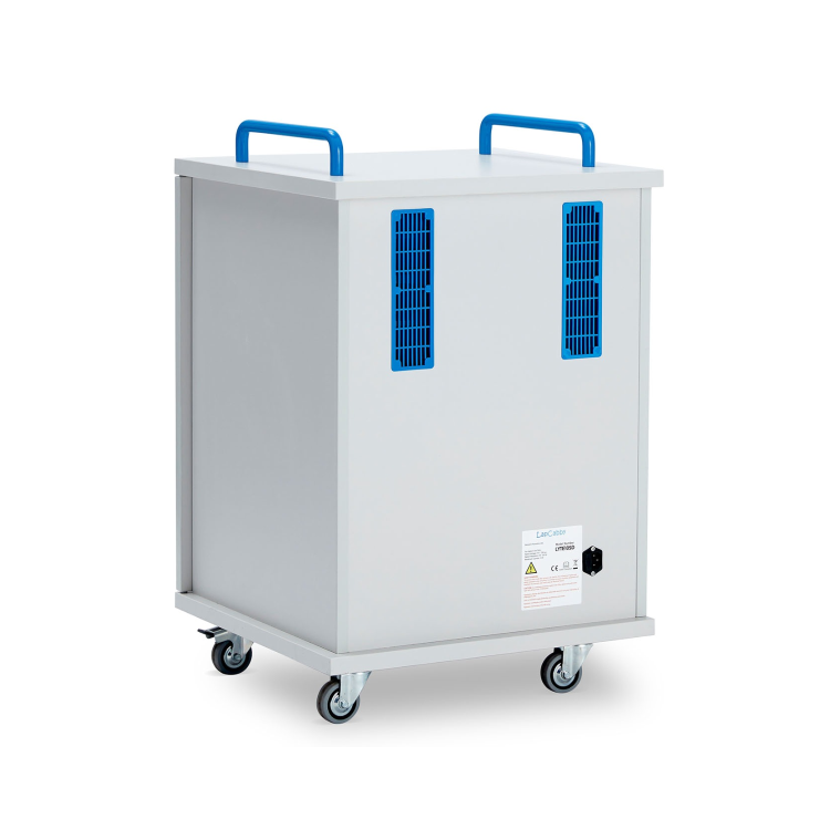 LapCabby Lyte Single Door 10 Laptops or Chromebooks and Tablets up to 15.6" Horizontal Charging Trolley
