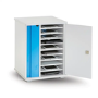 LapCabby Lyte Single Door 10 Laptops or Chromebooks and Tablets up to 15.6" Charging Cabinet