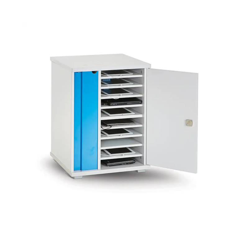 LapCabby Lyte Single Door 10 Laptops or Chromebooks and Tablets up to 15.6" Charging Cabinet
