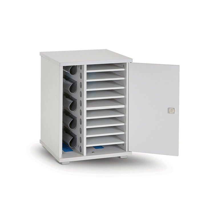 LapCabby Lyte Single Door 10 Laptops or Chromebooks and Tablets up to 15.6" Charging Cabinet
