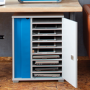 LapCabby Lyte Single Door 10 Laptops or Chromebooks and Tablets up to 15.6" Charging Cabinet