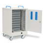 LapCabby Lyte Single Door 16 Laptops or Chromebooks and Tablets up to 15.6" Charging Trolley